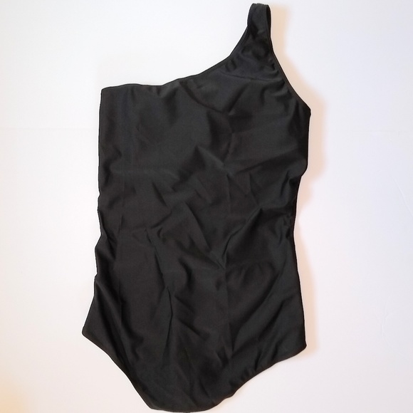 🎉HP🎉Boutique Plus Size Sleek Black Swimsuit - Picture 6 of 8